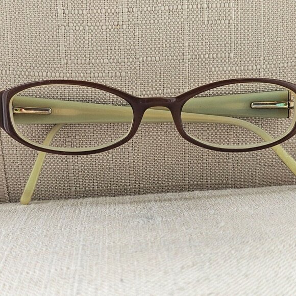 Coach Women Glasses Frame 50[]19 135 Brown Tone Eyeglasses Frame - Picture 3 of 11